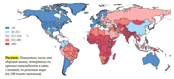
        Анемии как глобальная проблема здравоохранения			    