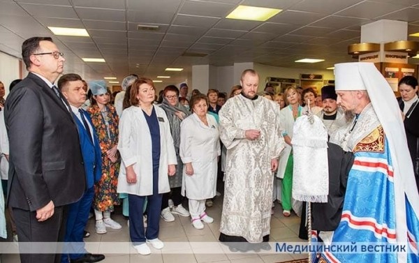 
        Митрополит Минский и Заславский Вениамин: «В работе врача важна духовная составляющая»			    